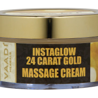 Vaadi Herbals 24 Carat Gold Massage Cream, 50 Gm