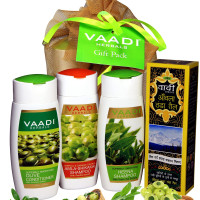 Vaadi Herbals Shiny Hair Gift Pack, 430g