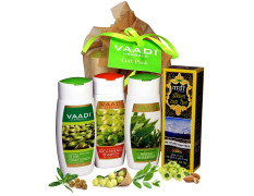 Vaadi Herbals Shiny Hair Gift Pack, 430g
