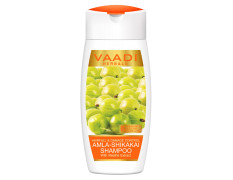 Vaadi Herbals Amla Shikakai Shampoo, Hairfall and Damage Control, 110ml