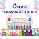 Odonil Bathroom Air Freshner Blocks Mixed Fragrances - 192g (48g*4) | Mixed Fragrances: Jasmine, Lavender, Orchid, Rose| Long Lasting Fragrance | Lasts upto 30 days