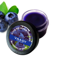 Vaadi Herbals Lip Balm, Blueberry, 10g