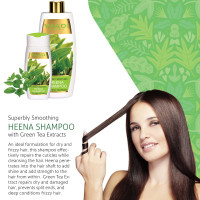 Vaadi Herbals Superbly Smoothing Heena Shampoo with Green Tea Extracts, 110ml