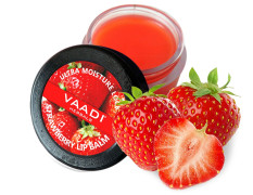 Vaadi Herbals Lip Balm, Strawberry and Honey, 10g