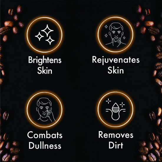Pond's Men Energy Bright Anti-Dullness Facewash With Coffee Bean, 50 g