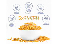 24 Mantra Organic Roasted Bengal Gram Dal/Bhuna Chana/Putnalu Pappu - 500gms | Pack of 1 | 100% Organic | Chemical Free & Pesticides Free | Unadulterated | Fresh Flavour & Mild Aroma