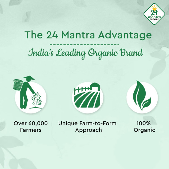 24 Mantra Organic – Green Moong Whole/sabut/saboot, 1kg