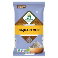24 Mantra Organic Bajra Flour/Pearl Millet Flour/Sajjalu - 500gms | Pack of 1 | Chemical Free & Pesticides Free | Naturally Gluten-free 24 Mantra Organic Bajra Flour/Pearl Millet Flour/Sajjalu - 500gms | Pack of 1 | Chemical Free & Pesticides Free | Naturally Gluten-free