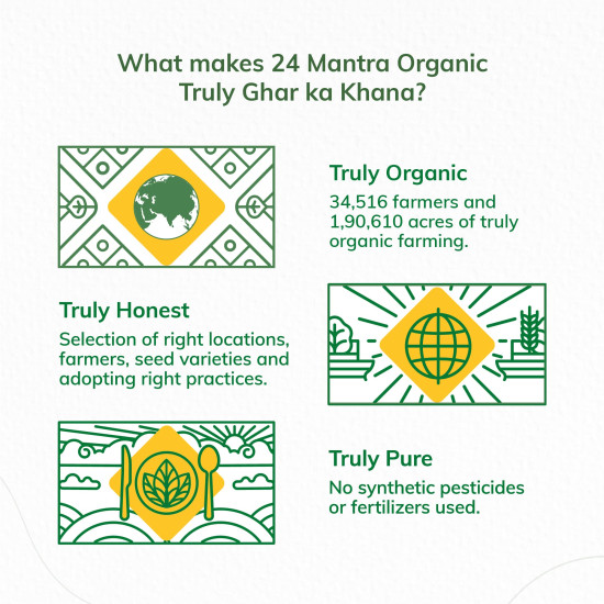 24 Mantra Organic Wheat Daliya/Broken Wheat/Godhuma Daliya/Gehoon Daliya - 500gms | Pack of 1 | Chemical Free & Pesticides Free | No Preservatives | Easy to Use