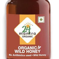 24 Mantra Organic Wild Honey - 250gms | Pack of 1 | Chemical Free & Pesticides Free | Free from Sugar Syrup