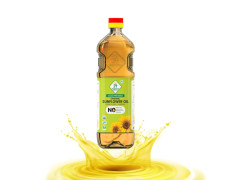 24 Mantra Organic Coldpressed Sunflower Oil 1L | Pack of 1 | 100% Organic | Chemical Free & Pesticides Free