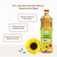 24 Mantra Organic Coldpressed Sunflower Oil 1L | Pack of 1 | 100% Organic | Chemical Free & Pesticides Free