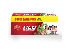 Dabur Red Toothpaste -300g Super Saver| World's No.1 Ayurvedic | Fluoride Free| Helps In Bad Breath Treatment, Cavity Protection, Plaque Removal | For Whole Mouth Health | Power Of 13 Potent Herbs