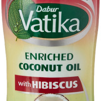 Dabur Vatika Enriched Coconut Hair Oil with Hibiscus - 300ml | For Thicker, Stronger Hair | Extra Hairfall Control | Keeps Hair Nourished & Beautiful