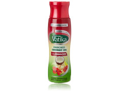 Dabur Vatika Enriched Coconut Hair Oil with Hibiscus - 300ml | For Thicker, Stronger Hair | Extra Hairfall Control | Keeps Hair Nourished & Beautiful