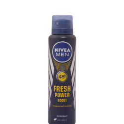 NIVEA Men Fresh Power Boost Deodorant, 150ml