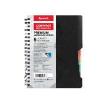 Luxor 5 Subject Single Ruled Notebook - A5 Size, 300 Pages, 70 GSM Luxor 5 Subject Single Ruled Notebook - A5 Size, 300 Pages, 70 GSM