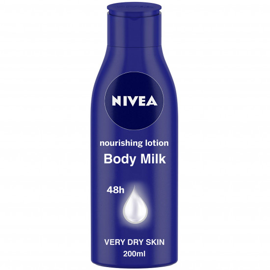 Nivea Nourishing Lotion Body Milk for 48H Moisturization, 200ml