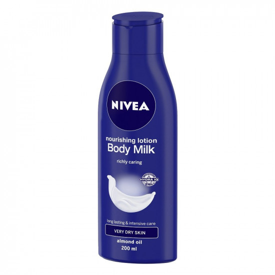 Nivea Nourishing Lotion Body Milk for 48H Moisturization, 200ml