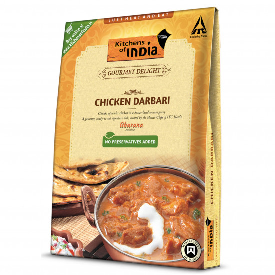 Kitchens of India Chicken Darbari, ITC Ready to Eat Indian Dish, Just Heat and Eat, 285g