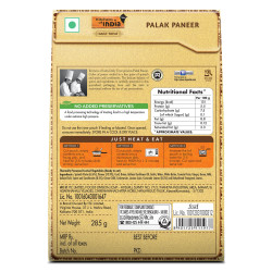 Kitchens of India Daily Treat Ready Meals - Palak Paneer, 285g
