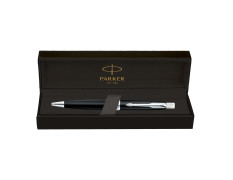 Parker Aster Matte Black Chrome Trim Ball Pen
