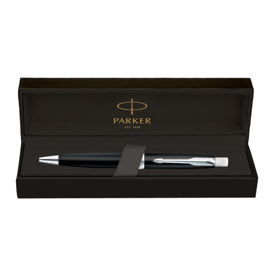 Parker Aster Matte Black Chrome Trim Ball Pen Parker Aster Matte Black Chrome Trim Ball Pen