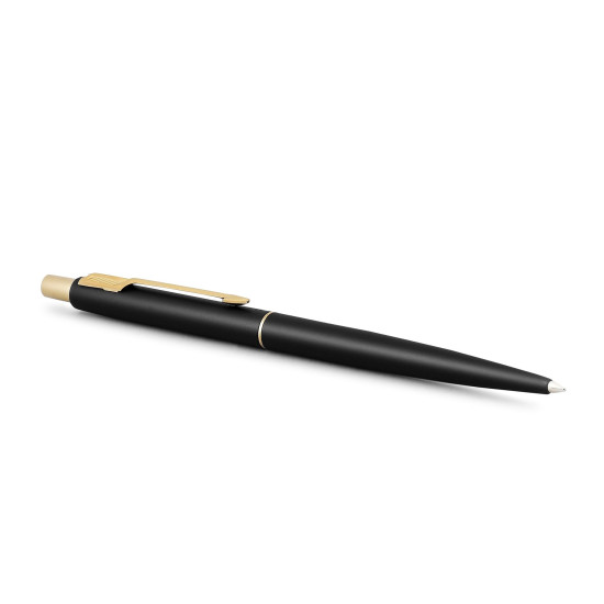 Parker Classic Matte Black Gold Trim Ball Pen| Ink Color - Blue | Unique Gift For Employees | Leading Pen For Corporate Parker Classic Matte Black Gold Trim Ball Pen| Ink Color - Blue | Unique Gift For Employees | Leading Pen For Corporate