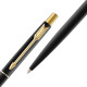 Parker Classic Matte Black Gold Trim Ball Pen| Ink Color - Blue | Unique Gift For Employees | Leading Pen For Corporate Parker Classic Matte Black Gold Trim Ball Pen| Ink Color - Blue | Unique Gift For Employees | Leading Pen For Corporate