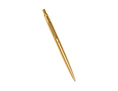 Parker Classic Gold Trim Ball Pen | Blue Ink | Ballpoint Pen for Smooth Writing | Iconic Parker Craftsmanship | Premium Gifting Choice