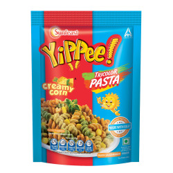 Sunfeast YiPPee! Tricolor Instant Pasta, Creamy Corn, 65g