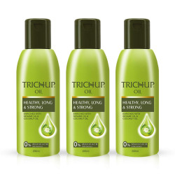 Trichup Healthy Long and Strong Hair Oil, 200ml (Pack of 3)