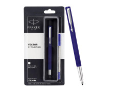 Parker Vector Standard Roller Ball, Blue, 1 Count (Pack of 1) (9000017248)