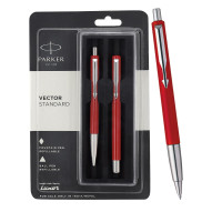 Parker Vector Standard CT(FP+BP) Pen (Red) (9000017303)