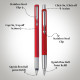 Parker Vector Standard CT(FP+BP) Pen (Red) (9000017303)