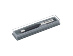 Parker Vector Mettalix Chrome Trim Fountain Pen with Quink Ink Bottle - Blue | Refillable Fountain Pen for Professionals, Students | Ergonomically crafted for comfortable, fatigue-free writing