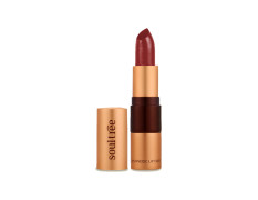 SoulTree Ayurvedic Lipstick - Java Brown 810, 4gm | Creamy Texture | Enriched with Organic Ghee & Almond Oil | Moistured & Nourished Lips | 4gm