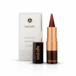 SoulTree Ayurvedic Kajal | Copper Tint Kajal 009 | Copper Shade | Enriched with 100% Organic Ghee, Almond Oil & Camphor | Soothe, Cool & Nourish Eyes | 3gm