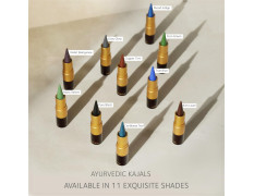 SoulTree Ayurvedic Kajal | Copper Tint Kajal 009 | Copper Shade | Enriched with 100% Organic Ghee, Almond Oil & Camphor | Soothe, Cool & Nourish Eyes | 3gm