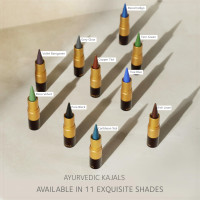 SoulTree Ayurvedic Kajal | Pure Black 011 | Black Shade | Enriched with 100% Organic Ghee, Almond Oil & Camphor | Soothe, Cool & Nourish Eyes | Soothes, Cools, and Nourishes Eyes with Gentle Care 3gm SoulTree Ayurvedic Kajal | Pure Black 011 | Black Shade | Enriched with 100% Organic Ghee, Almond Oil & Camphor | Soothe, Cool & Nourish Eyes | Soothes, Cools, and Nourishes Eyes with Gentle Care 3gm