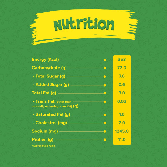 Sunfeast YiPPee! Pasta Treat | Cheesy and Soft Suji, Rawa Pasta | Sour Cream and Onion| 65g pack