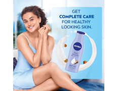 NIVEA Shea Smooth 200ml Body Lotion | 48 H Moisturization | With Deep Moisture Serum & Shea Butter | Non Greasy & Healthy Looking Skin |For Dry Skin