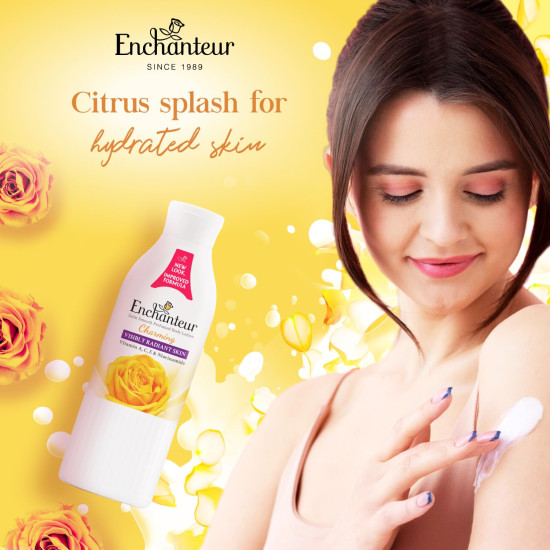 Enchanteur Charming Perfumed Body Lotion, 250ml, with Aloe Vera & Olive Butter for Satin Smooth Skin