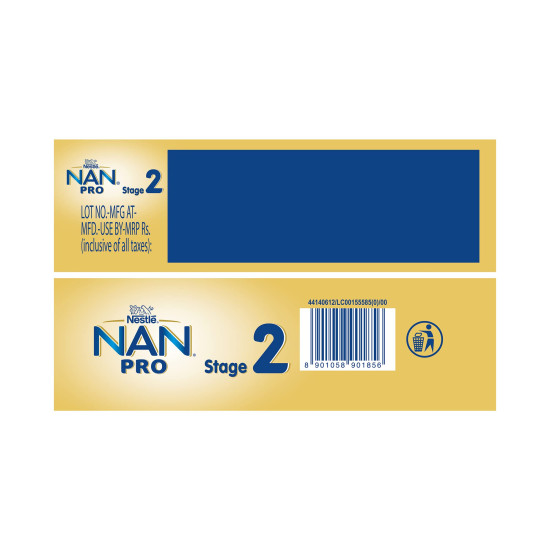 Nestle NAN PRO 2 Follow-up Formula Powder - After 6 months, Stage 2, 400g Bag-In-Box Pack Nestle NAN PRO 2 Follow-up Formula Powder - After 6 months, Stage 2, 400g Bag-In-Box Pack