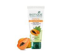 Biotique Papaya Deep Cleanse Face Wash | Gentle Exfoliation | Visibly Glowing Skin | 100% Botanical Extracts| Suitable for All Skin Types | 100ml