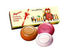 Mysore Sandal, Jasmine And Rose Soap, 450g (Pack Of 3)