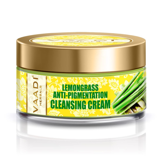 Vaadi Herbals Lemongrass Anti Pigmentation Cleansing Cream, 50g