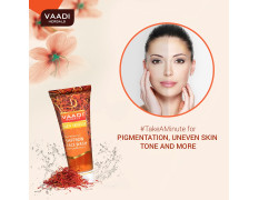 Vaadi Herbals Value Pack of Skin Whitening Saffron Face Wash with Sandal Extract, 4 x 60ml