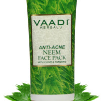 Vaadi Herbals Anti Acne Neem Face Pack with Clove and Turmeric, 120g