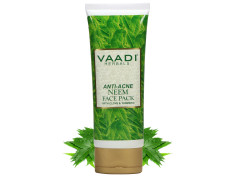 Vaadi Herbals Anti Acne Neem Face Pack with Clove and Turmeric, 120g